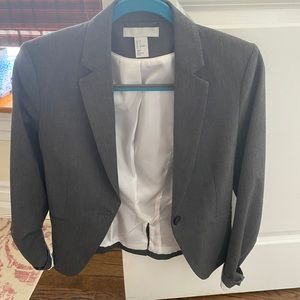 Gray blazer